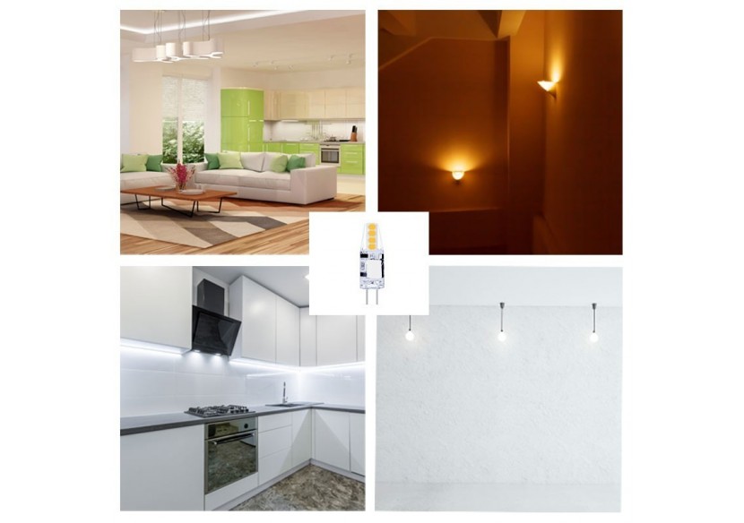 Ampoule LED G4 2W bi-pin silicone 12V AC/DC - B1345-BN - Barcelona LED Ampoule LED G4 2W bi-pin silicone 12V AC/DC - B1345-BN - Barcelona LED