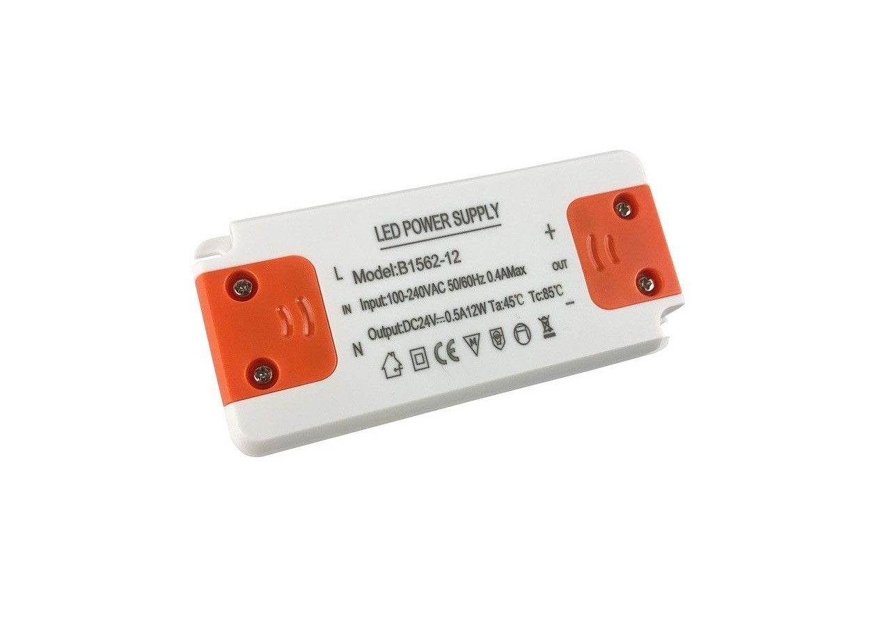 Alimentation LED 24V 12W IP20 extra plate - B1562-12 - Barcelona LED
