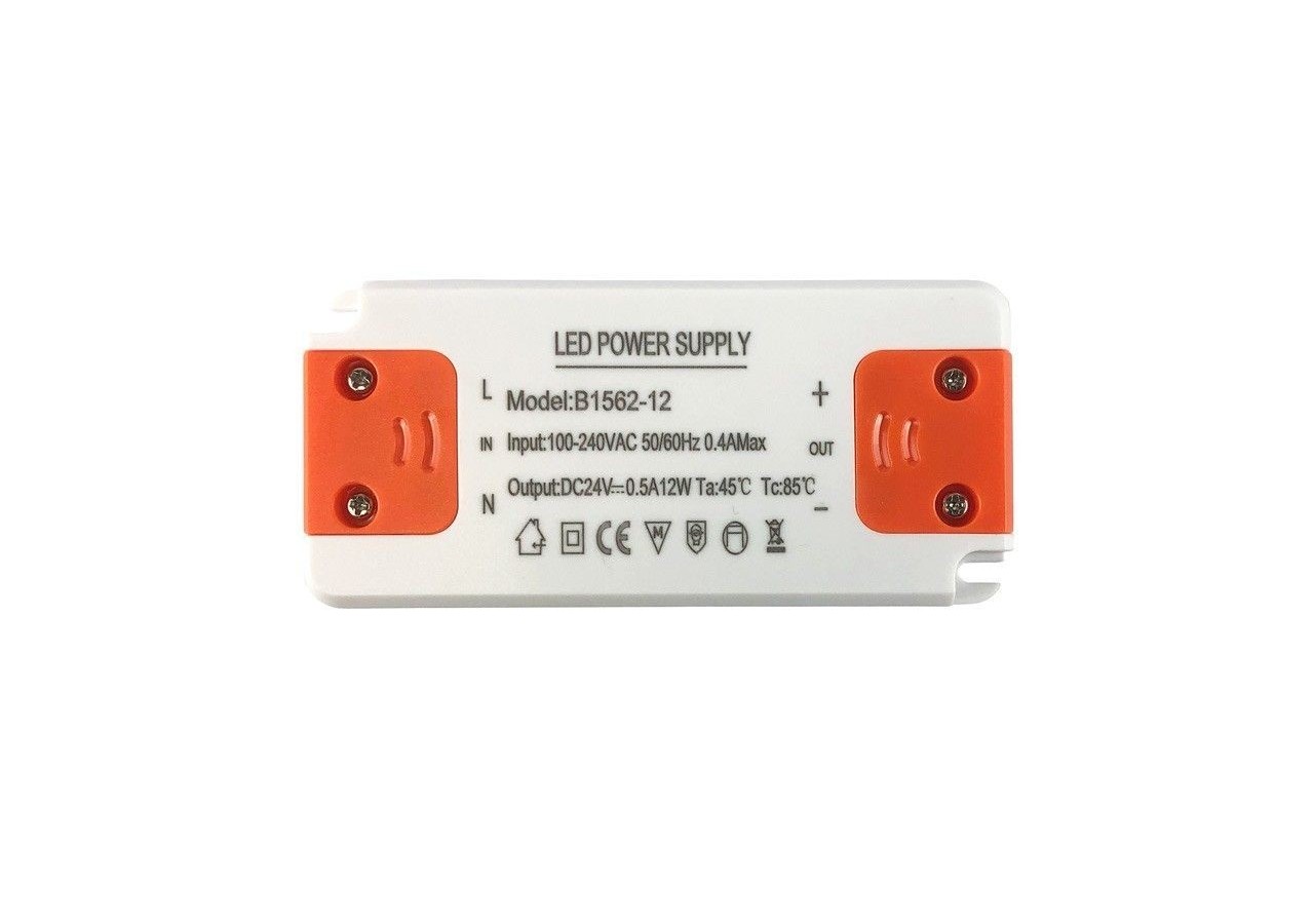 Alimentation LED 24V 12W IP20 extra plate - B1562-12 - Barcelona LED