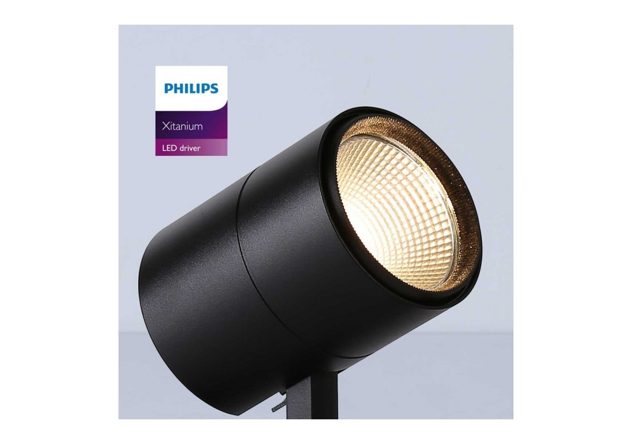 Spot LED sur rail triphasé CCT 42W-CRI 95-Driver Philips Xitanium intégré - B00591-N-CCT - Barcelona LED
