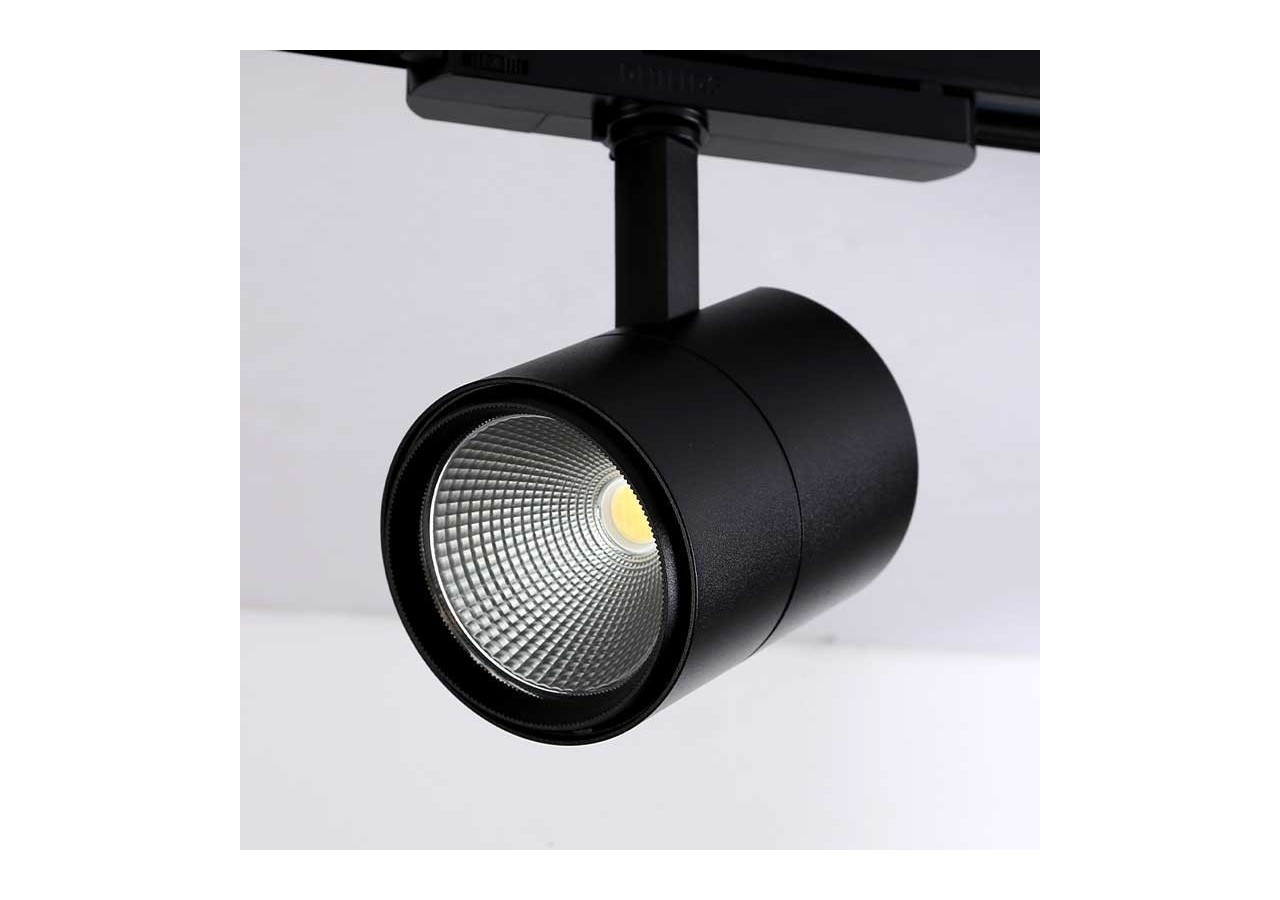 Spot LED sur rail triphasé CCT 42W-CRI 95-Driver Philips Xitanium intégré - B00591-N-CCT - Barcelona LED