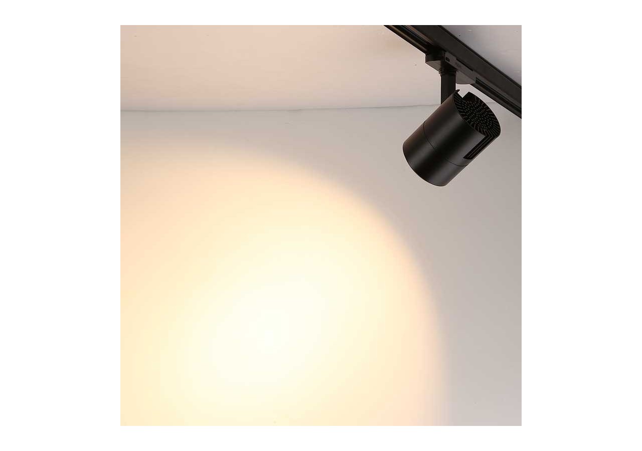 Spot LED sur rail triphasé CCT 42W-CRI 95-Driver Philips Xitanium intégré - B00591-N-CCT - Barcelona LED