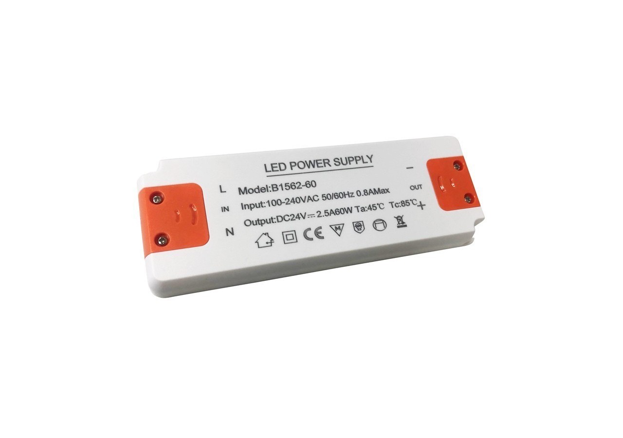 Alimentation 24V 60W IP20 ultra fine - B1562-60 - Barcelona LED