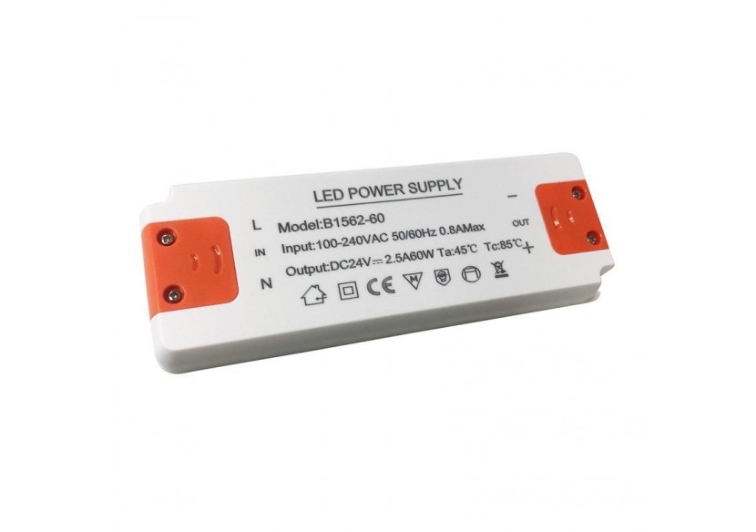 Alimentation 24V 60W IP20 ultra fine - B1562-60 - Barcelona LED