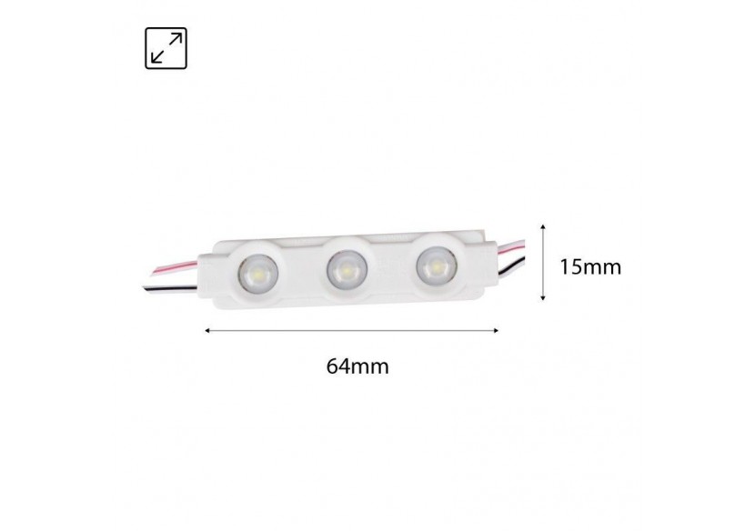 Module LED pour rétro-éclairage 1.2W IP65 12V avec Puce 3xSMD2835 - BM1433BC - Barcelona LED