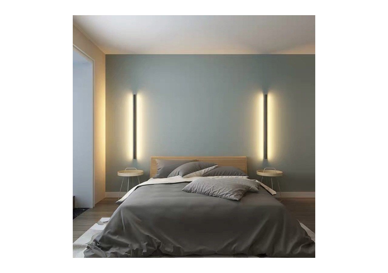 Profilé de surface en aluminium pour double ruban LED-23.5x22.6mm-Ruban ≤ 12mm-2 mètres - BPERFALP196-B - Barcelona LED