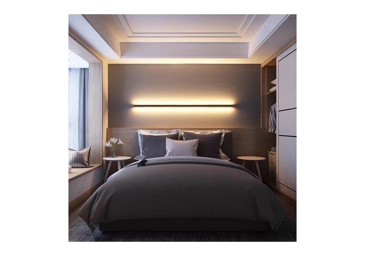 Profilé de surface en aluminium pour double ruban LED-23.5x22.6mm-Ruban ≤ 12mm-2 mètres - BPERFALP196-B - Barcelona LED