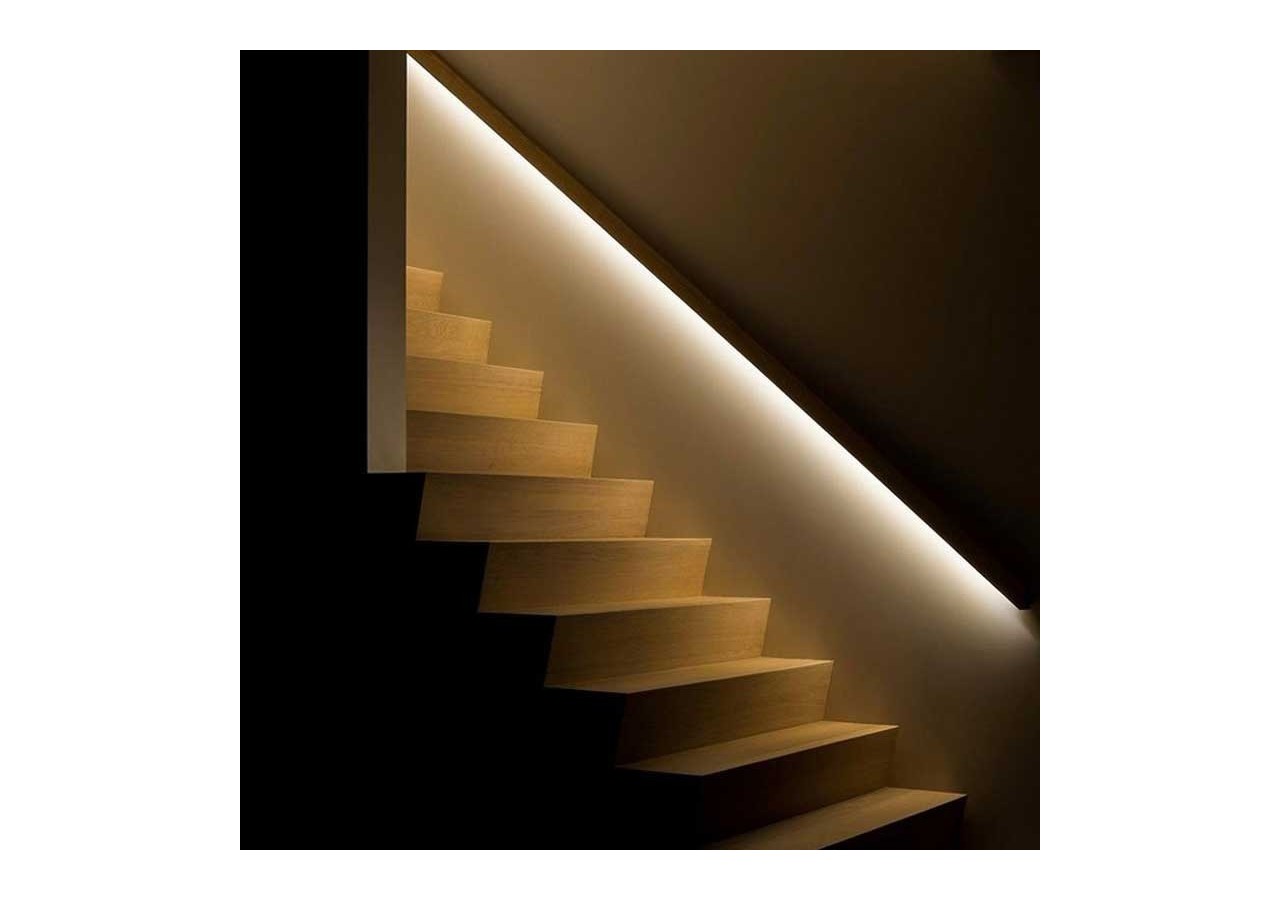 Profilé en aluminium pour ruban LED 15.4x32.2mm (2m) - BPERFALP195-B - Barcelona LED