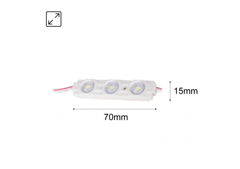 Modules LED pour rétro-éclairage 1.2W DC 12V IP65 blanc froid - BM1432BF - Barcelona LED