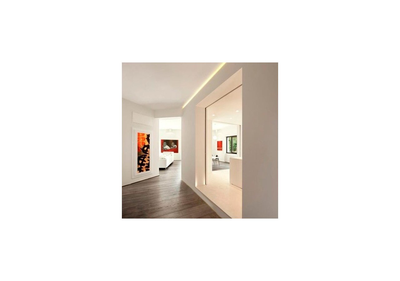 Profilé en aluminium pour ruban LED 35.9x14mm (2m) - BPERFALP068-SR1 - Barcelona LED