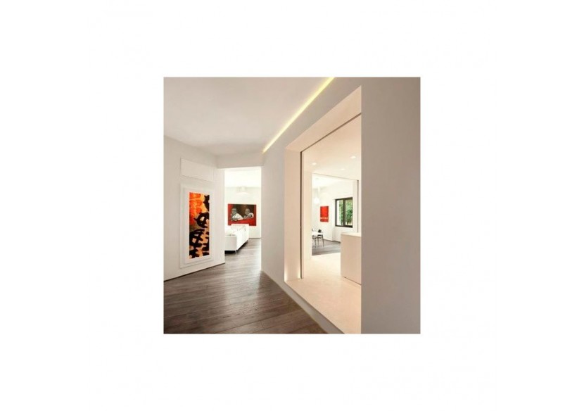 Profilé en aluminium pour ruban LED 35.9x14mm (2m) - BPERFALP068-SR1 - Barcelona LED