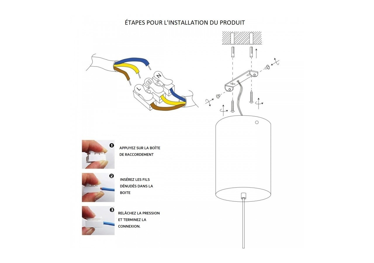 Suspension linéaire "NICK"-22W - L3075-N - Barcelona LED