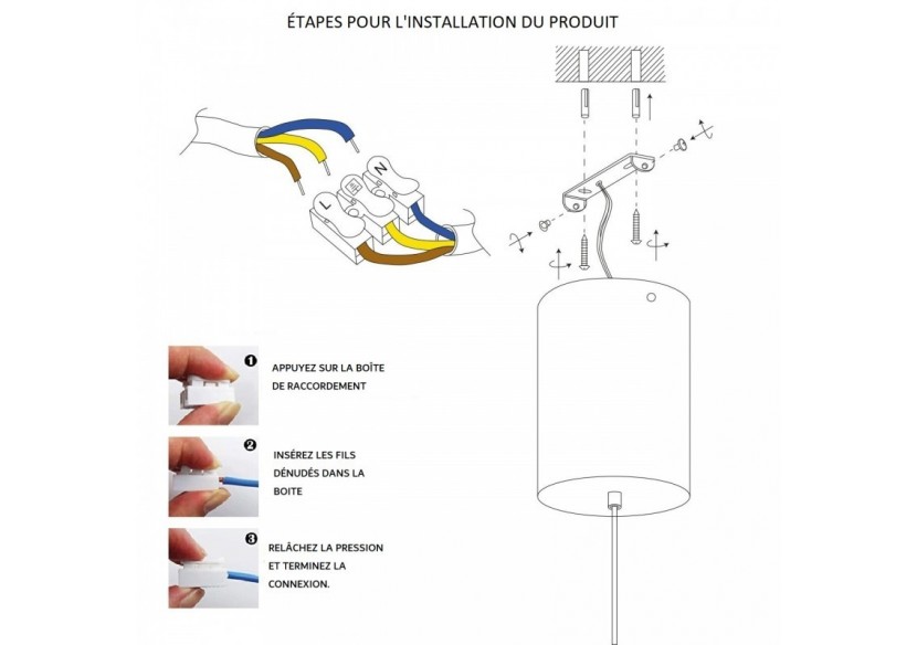 Suspension linéaire "NICK"-22W - L3075-N - Barcelona LED