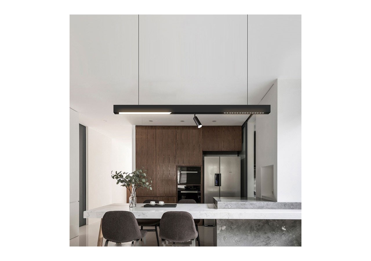 Spot LED sur rail magnétique 48V-6W-Noir - PMC-6W-N-BN - Barcelona LED