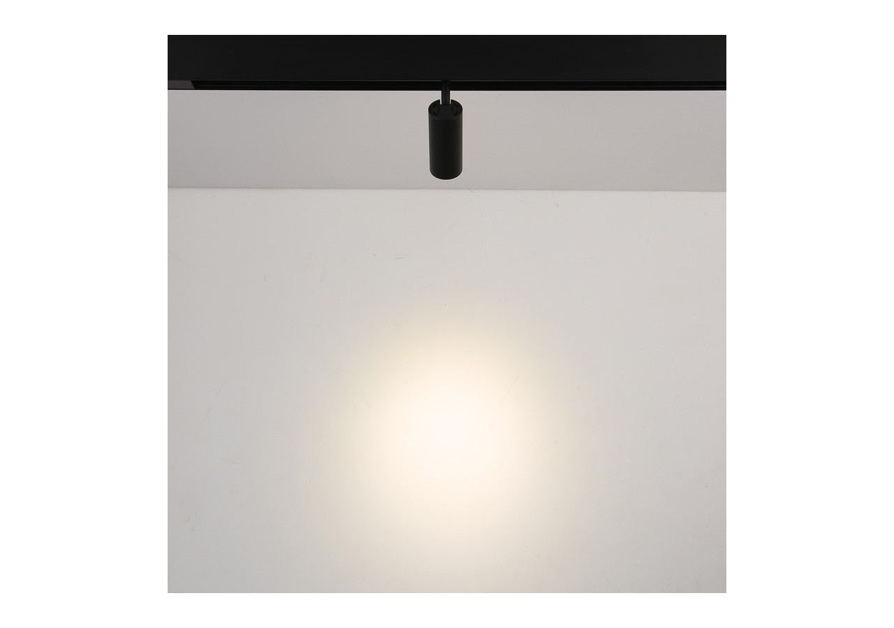 Spot LED sur rail magnétique 48V-6W-Noir - PMC-6W-N-BN - Barcelona LED