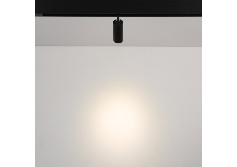Spot LED sur rail magnétique 48V-6W-Noir - PMC-6W-N-BN - Barcelona LED