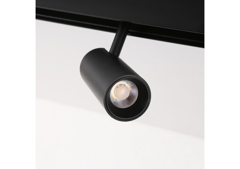 Spot LED sur rail magnétique 48V-6W-Noir - PMC-6W-N-BN - Barcelona LED