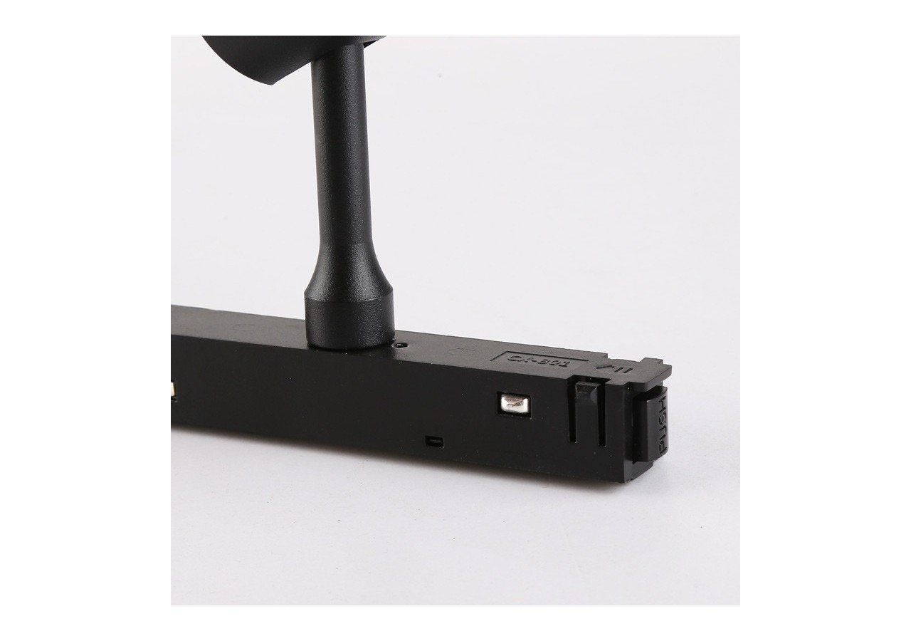 Spot LED sur rail magnétique 48V-6W-Noir - PMC-6W-N-BN - Barcelona LED