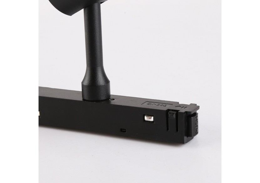 Spot LED sur rail magnétique 48V-6W-Noir - PMC-6W-N-BN - Barcelona LED