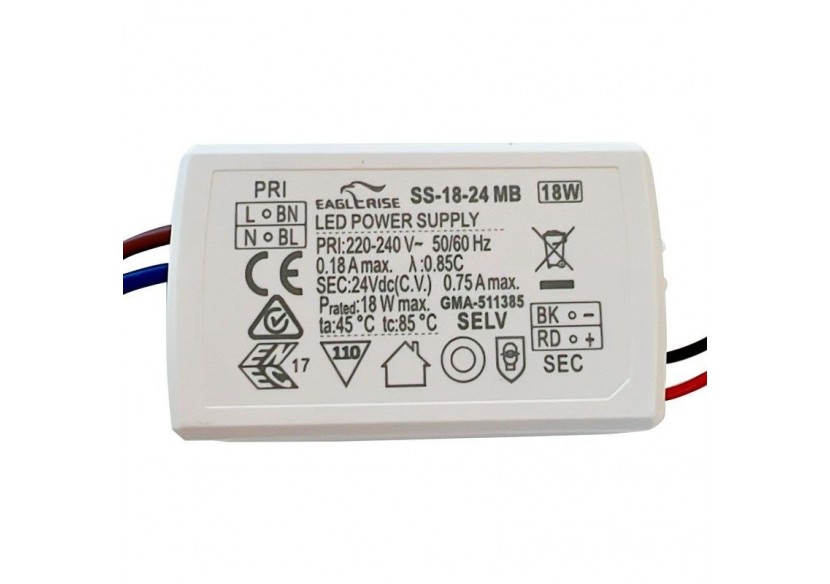 Spot encastrable en plâtre "SIDEREUS" en forme de lune-600x600 mm-17 W - B279-L - Barcelona LED