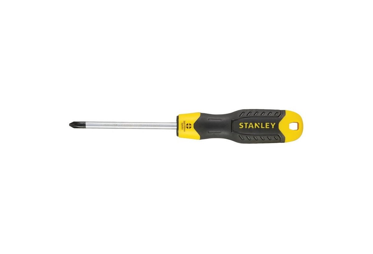 Tournevis Cushion Grip Phillips Ph2X100Mm - Stanley : Confort'Mat