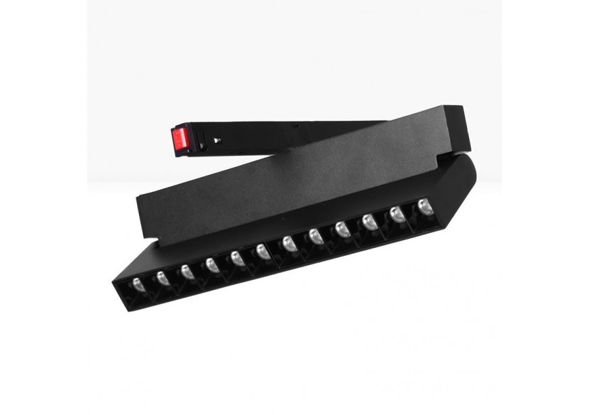 Spot LED linéaire orientable sur rail magnétique 48V-12W-UGR16 - LM3480 - Barcelona LED