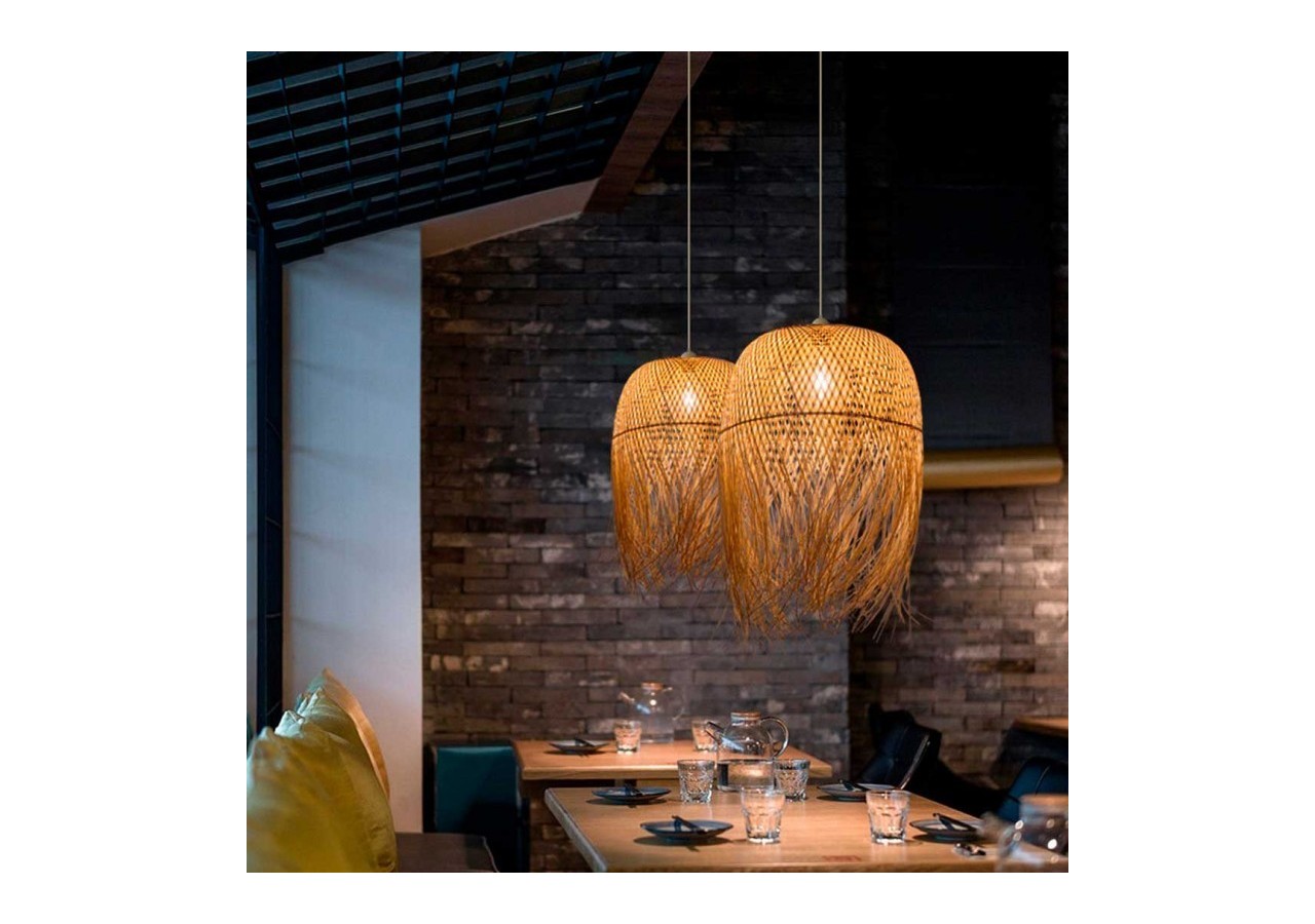 Suspension en rotin "Java" - K180-B - Barcelona LED