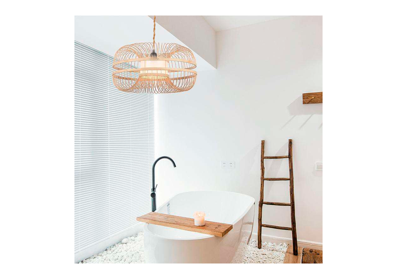 Suspension japonaise en bambou "Kaizen" - K179-CU - Barcelona LED