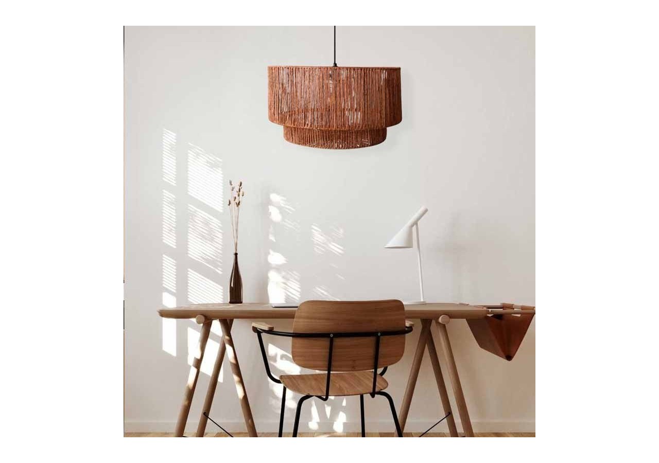 Suspension en fibres de jute "Bali" - K181-N - Barcelona LED