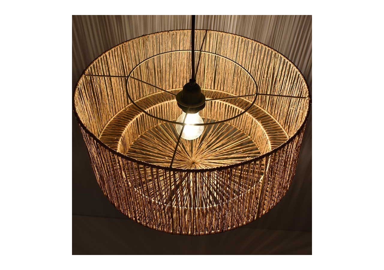 Suspension en fibres de jute "Bali" - K181-N - Barcelona LED