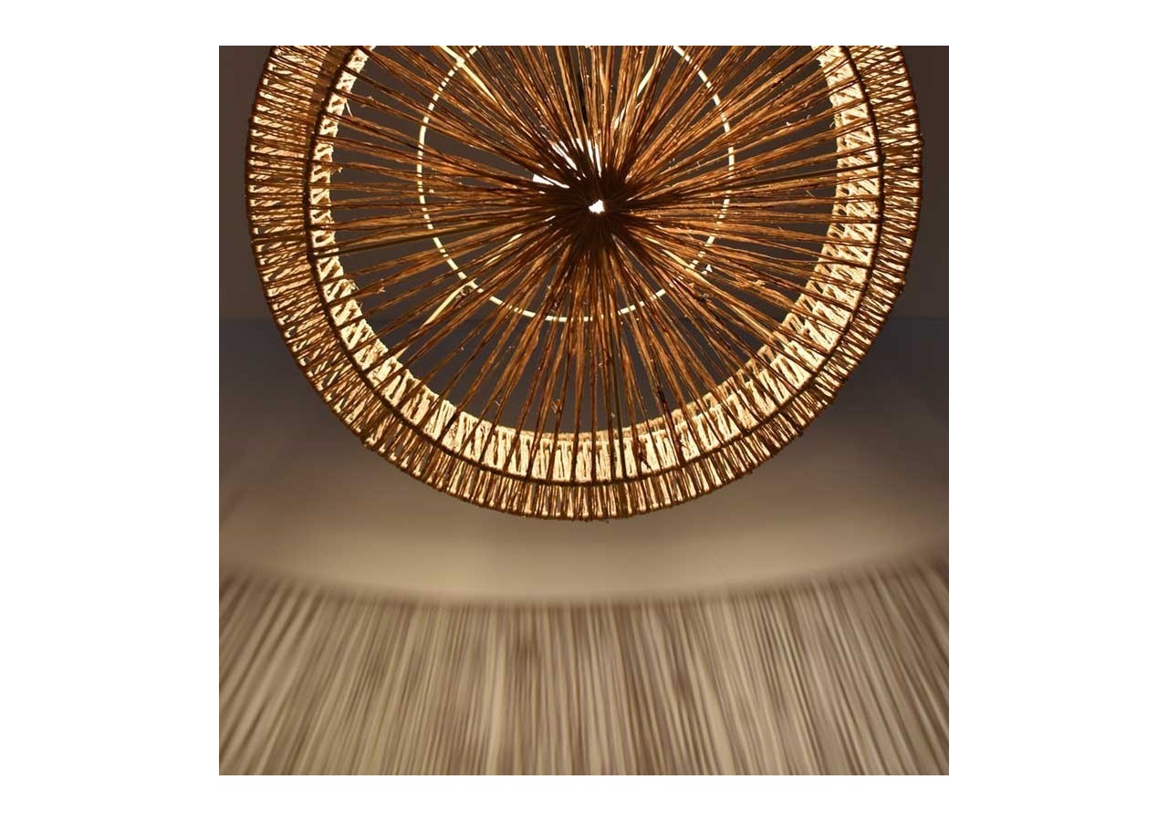 Suspension en fibres de jute "Bali" - K181-N - Barcelona LED