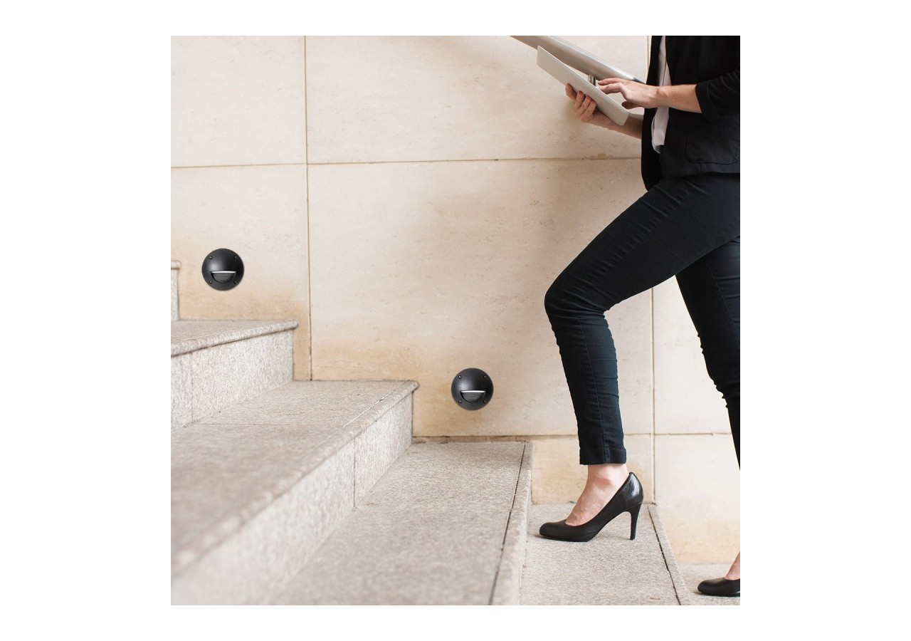 Balise LED encastrable FUMAGALLI "LETI 100" GX53-3W-IP66 - 2C4.000.000.AYG1K - Barcelona LED