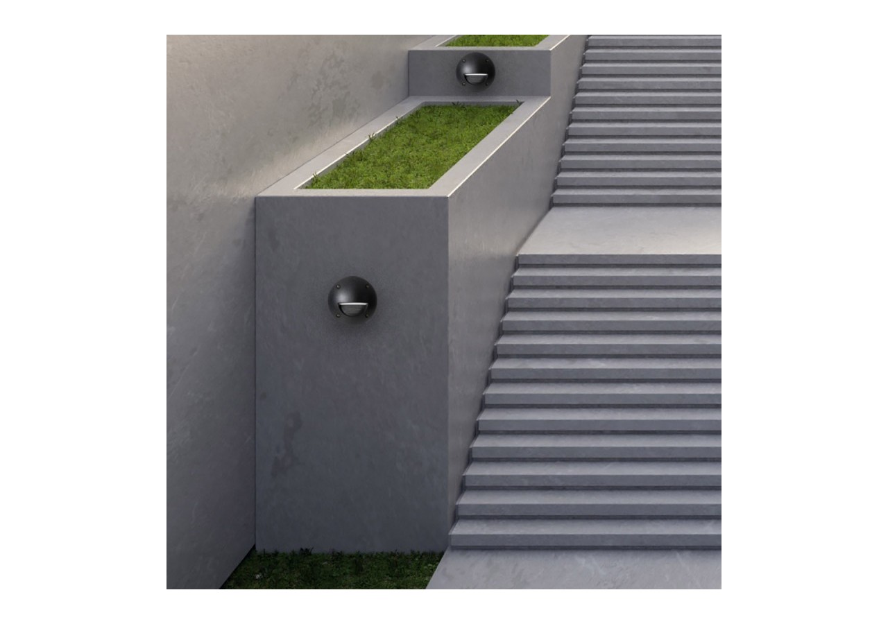 Balise LED encastrable FUMAGALLI "LETI 100" GX53-3W-IP66 - 2C4.000.000.AYG1K - Barcelona LED