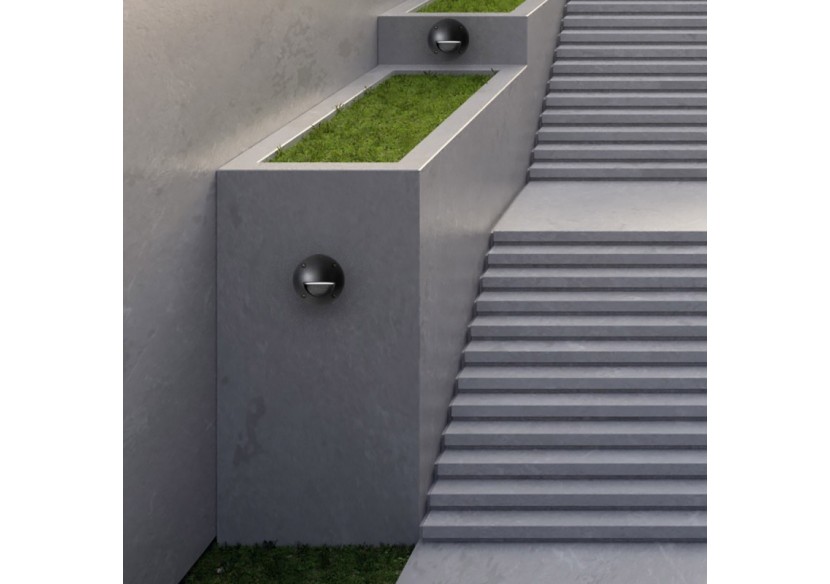 Balise LED encastrable FUMAGALLI "LETI 100" GX53-3W-IP66 - 2C4.000.000.AYG1K - Barcelona LED