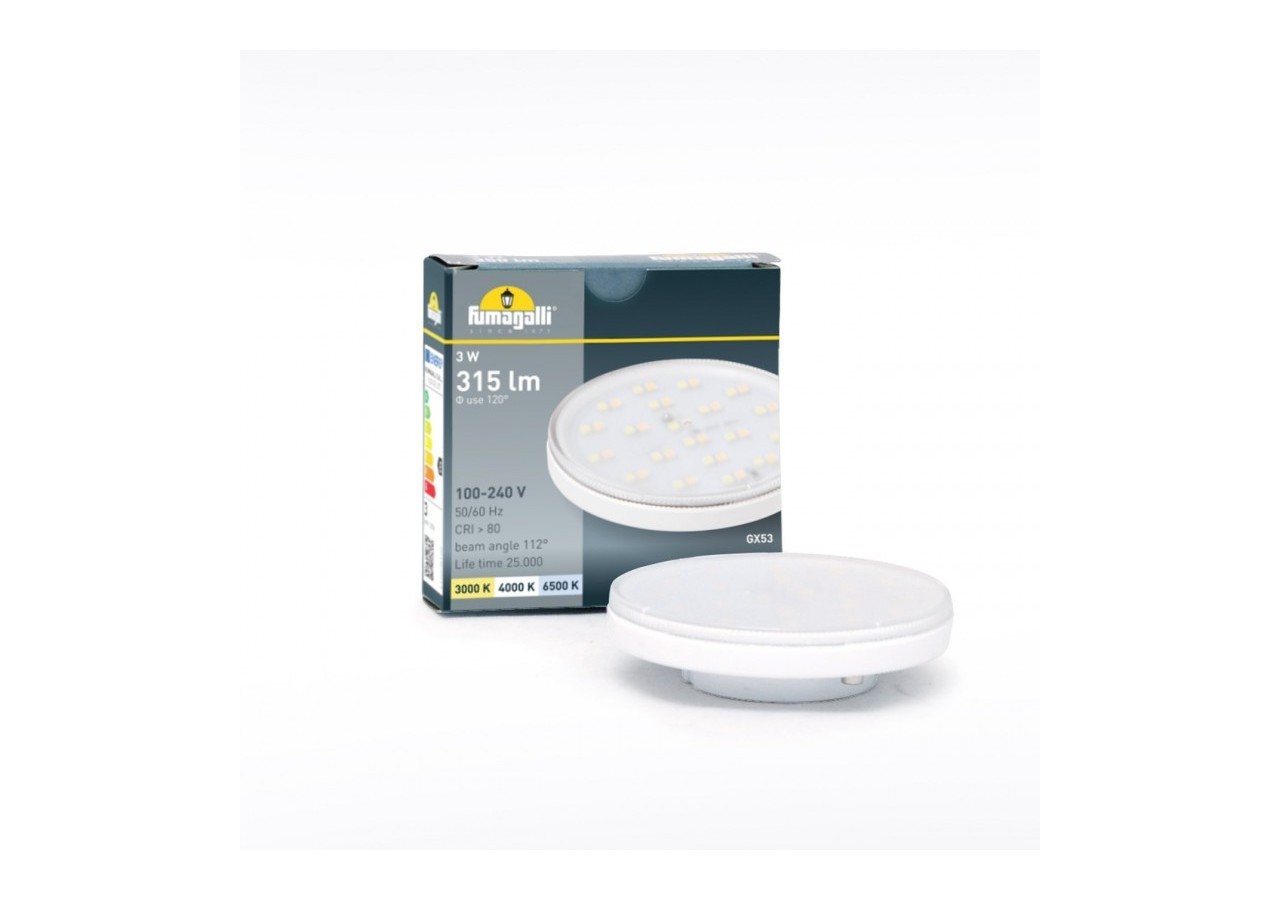 Balise LED encastrable FUMAGALLI "LETI 100" GX53-3W-IP66 - 2C4.000.000.AYG1K - Barcelona LED