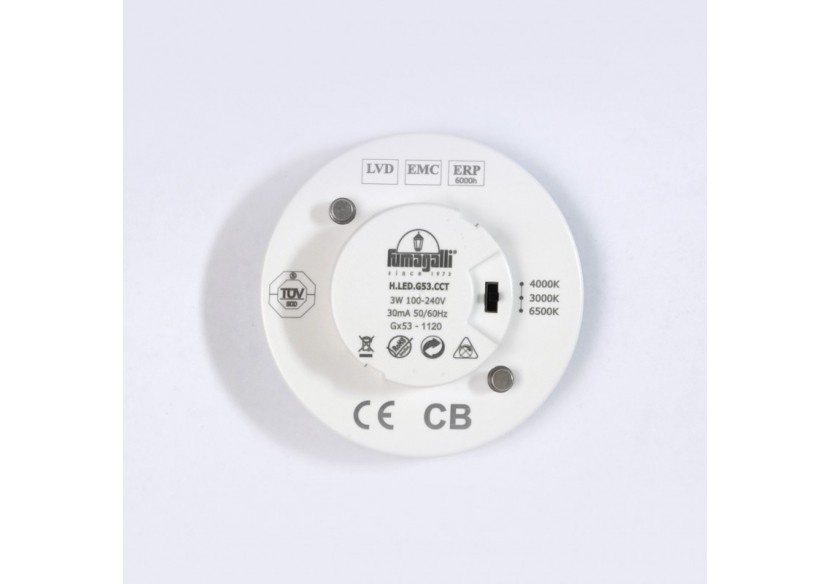 Balise LED encastrable FUMAGALLI "LETI 100" GX53-3W-IP66 - 2C4.000.000.AYG1K - Barcelona LED