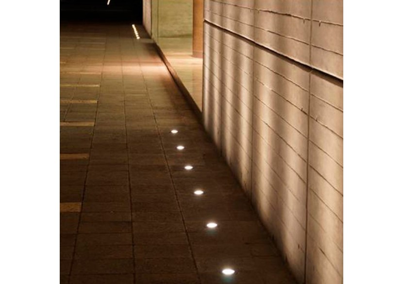 Balise de sol LED encastrée CCT FUMAGALLI CECI 90 GU10 3.5W - 1F1.000.000.AXU1K - Barcelona LED