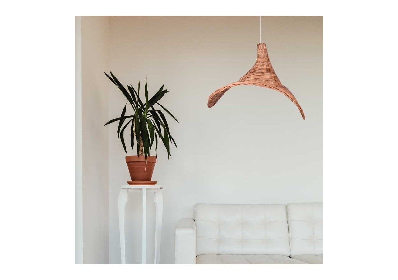 Suspension en osier "Tien" - K183-B - Barcelona LED