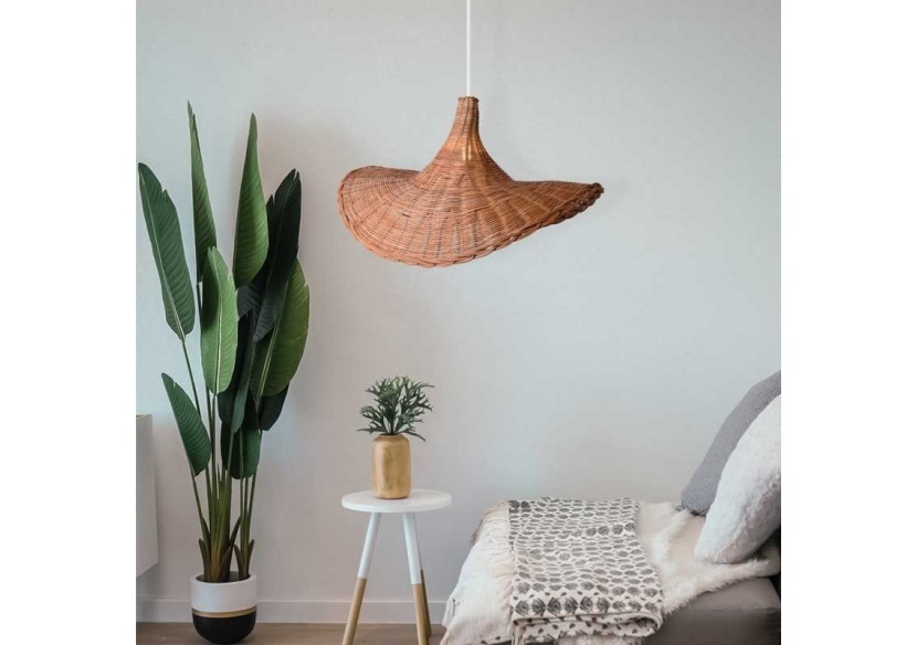 Suspension en osier "Tien" - K183-B - Barcelona LED