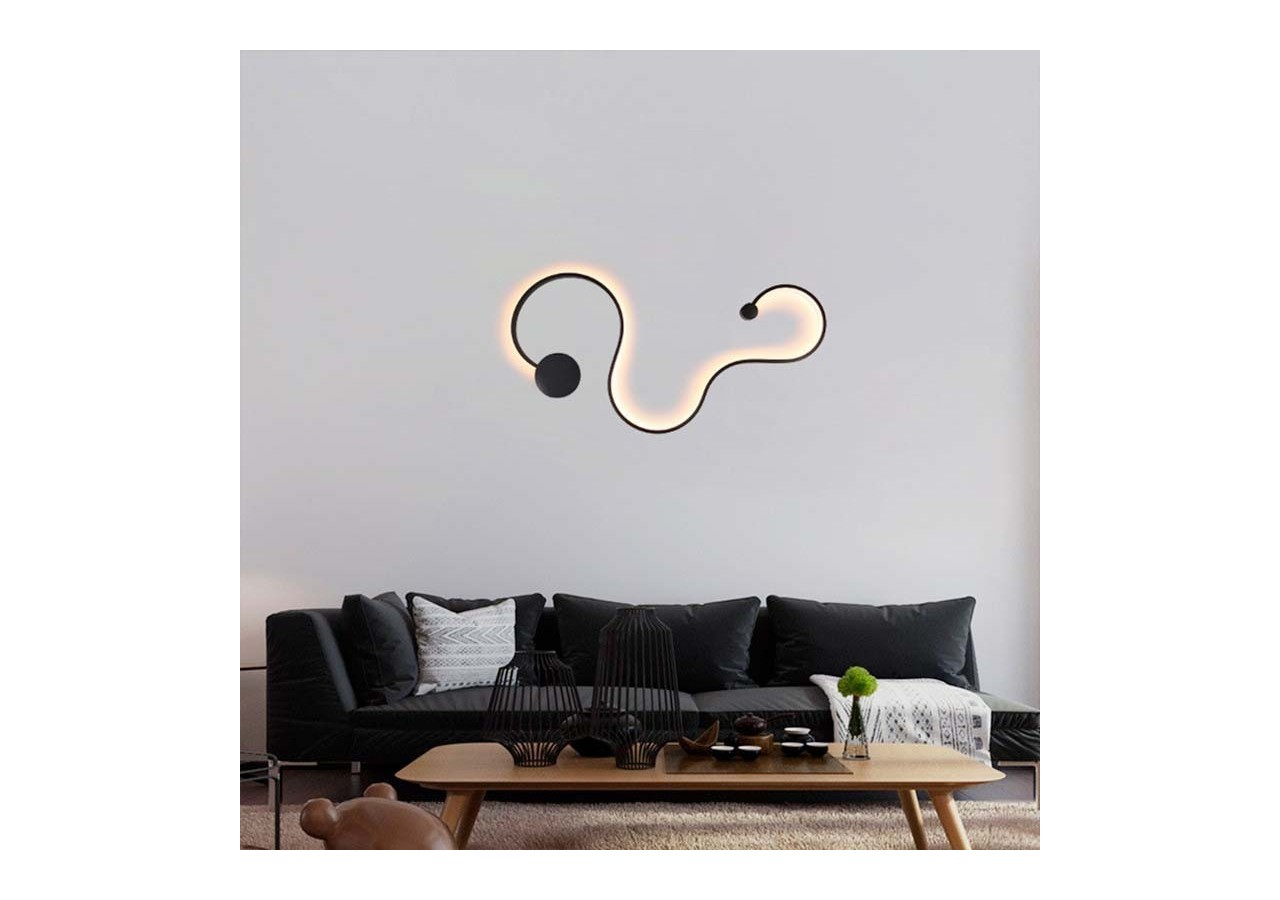 Applique murale "WAVE"-30W-2800K - L3074-N - Barcelona LED