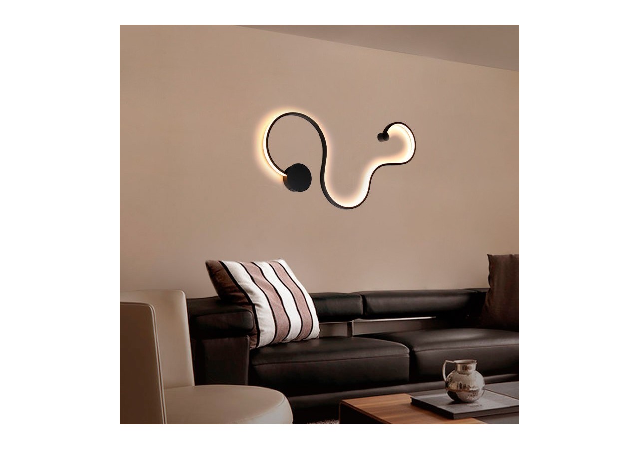 Applique murale "WAVE"-30W-2800K - L3074-N - Barcelona LED