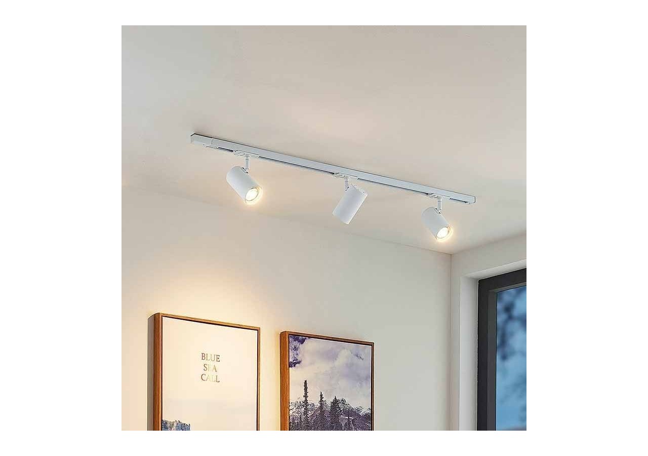 Rail triphasé en saillie pour spots LED-1 mètre - BTT-100-B - Barcelona LED