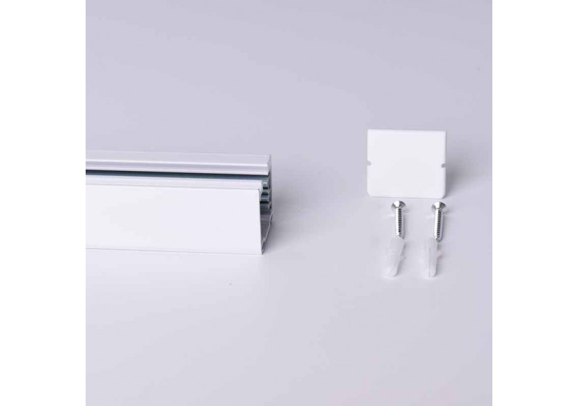 Rail triphasé en saillie pour spots LED-1 mètre - BTT-100-B - Barcelona LED