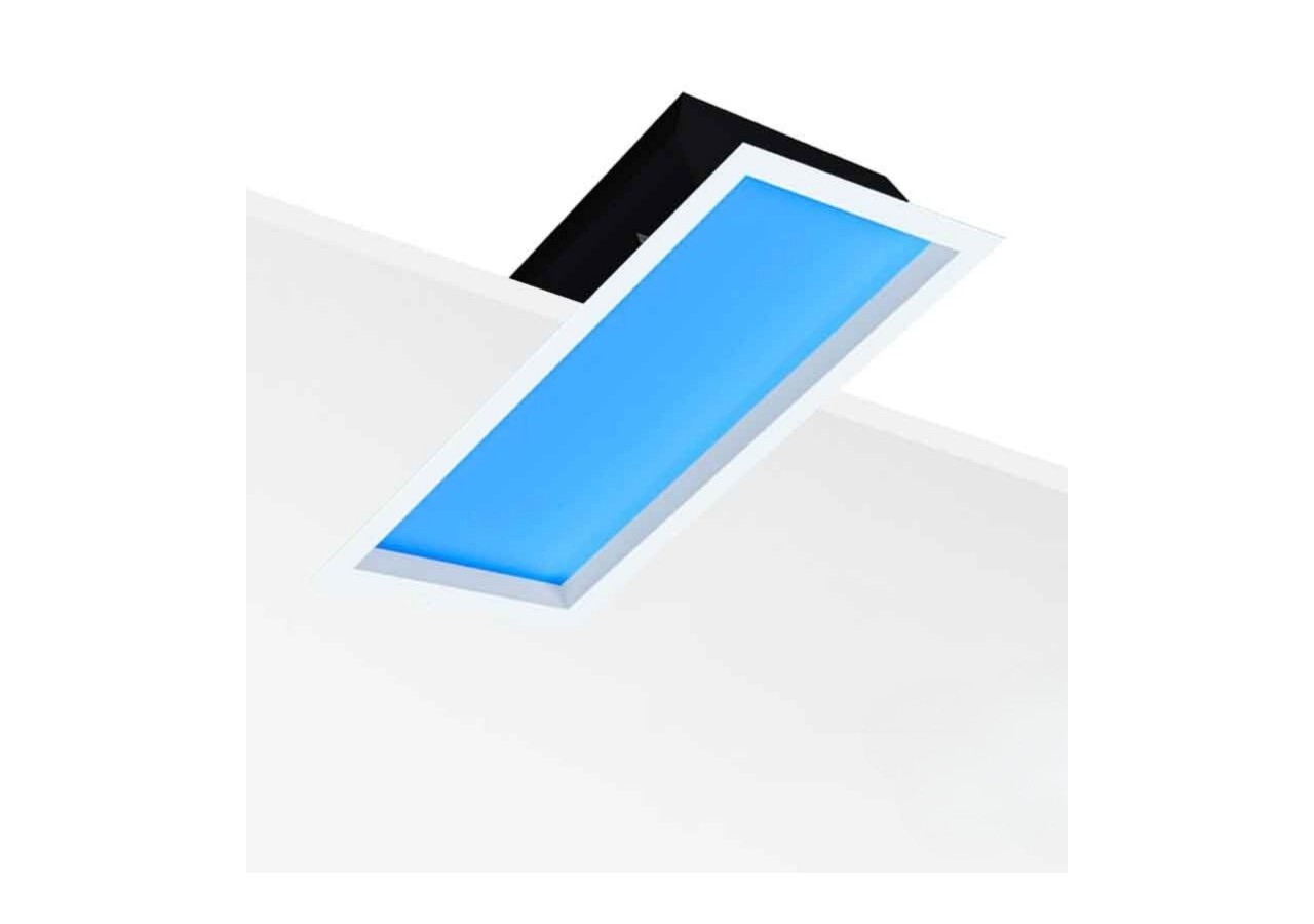 Panneau LED "Blue Skylight" effet de ciel-Daylight-120W - B5228-BS-120X30 - Barcelona LED