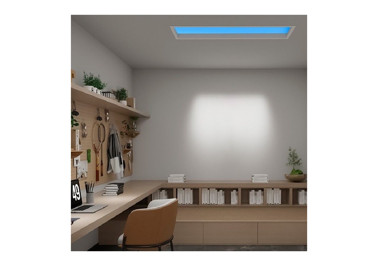 Panneau LED "Blue Skylight" effet de ciel-Daylight-120W - B5228-BS-120X30 - Barcelona LED