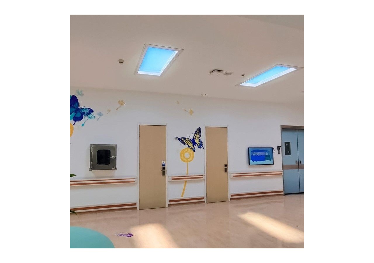 Panneau LED "Blue Skylight" effet de ciel-Daylight-120W - B5228-BS-120X30 - Barcelona LED