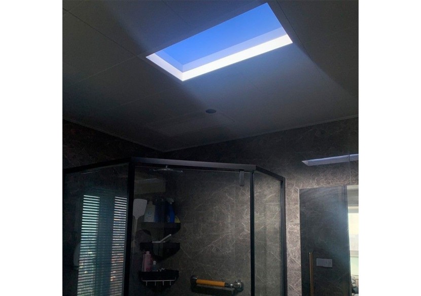Panneau LED "Blue Skylight" effet de ciel-Daylight-120W - B5228-BS-120X30 - Barcelona LED
