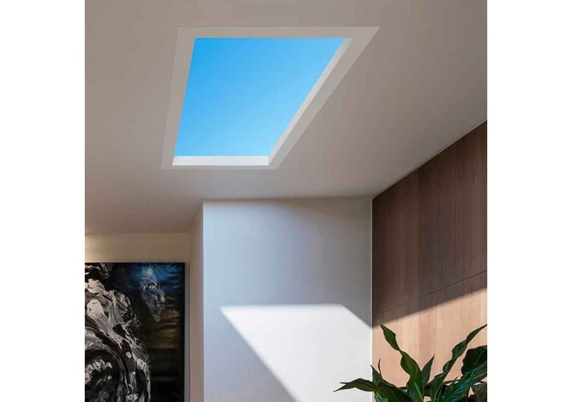 Panneau LED "Blue Skylight" effet de ciel-Daylight-120W - B5228-BS-120X30 - Barcelona LED