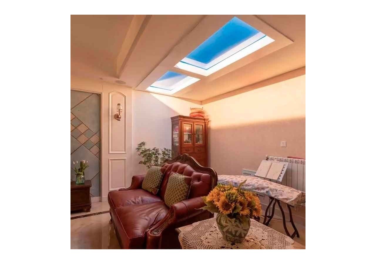 Panneau LED "Blue Skylight" effet de ciel-Daylight-120W - B5228-BS-120X30 - Barcelona LED