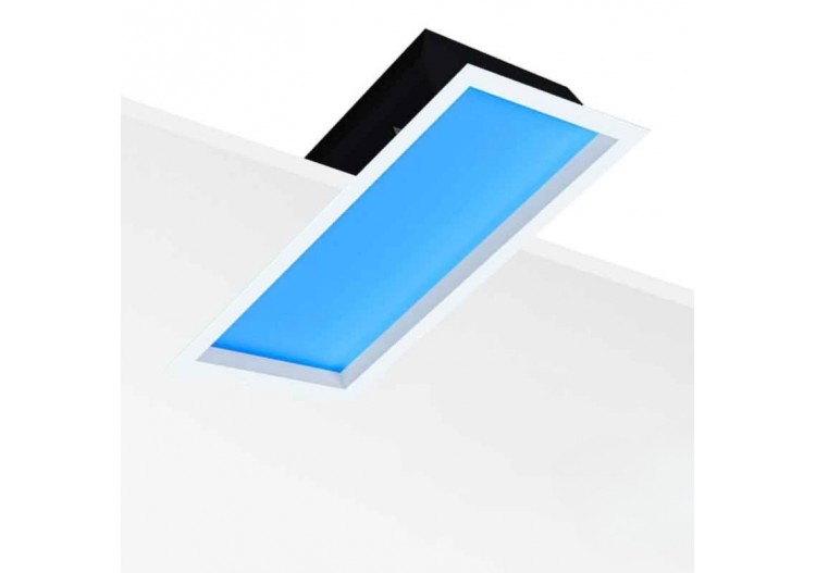 Panneau LED "Blue Skylight" SMART-Effet de ciel-Daylight-100W-120x30cm - B5228-BS-120X30-S - Barcelona LED